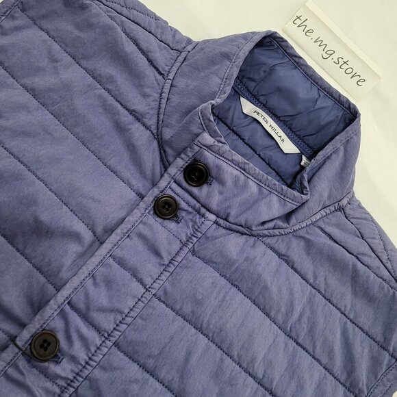 Peter Millar  Garment-Dyed  Stardust Blue Vest Men's Sz XL MSRP $230 - Picture 4 of 9